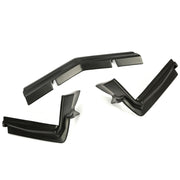 DURAFORCE For 1979-1985 Buick Riviera Model Front Plastic Bumper Fillers (Set of 3 Pcs)