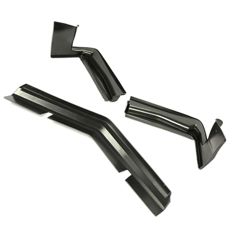 DURAFORCE For 1979-1985 Buick Riviera Model Front Plastic Bumper Fillers (Set of 3 Pcs)
