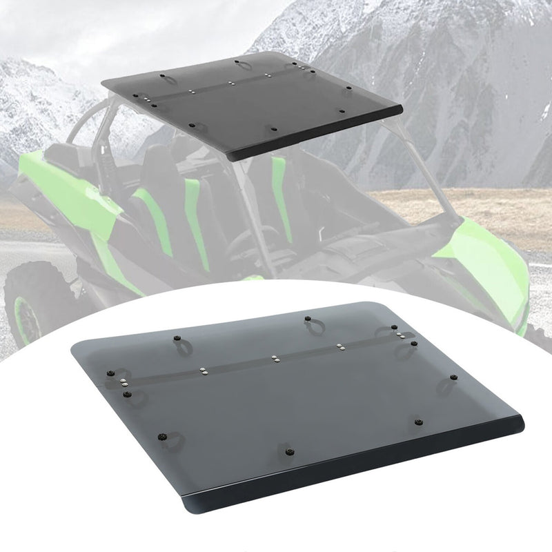 DURAFORCE For 2020+ Kawasaki Teryx KRX 1000 Smoked Tinted Transparent Hard Top Roof