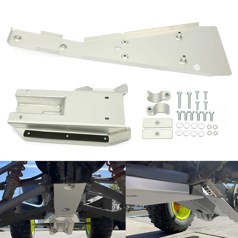 DURAFORCE For Honda TRX 400X/400EX Full Chassis Glide & Swing Arm Skid Plate Gaurd 99-14