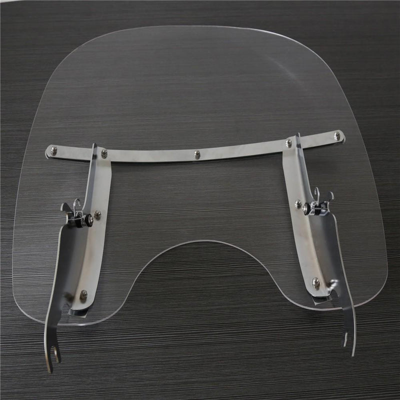 DURAFORCE 26" Clear Front Windscreen Windshield For Harley Softail Fatboy FLS FLST 2000-17