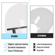 DURAFORCE 26" Clear Front Windscreen Windshield For Harley Softail Fatboy FLS FLST 2000-17