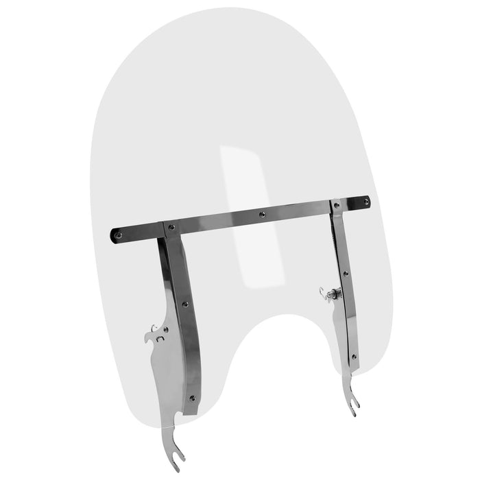 DURAFORCE 26" Clear Front Windscreen Windshield For Harley Softail Fatboy FLS FLST 2000-17