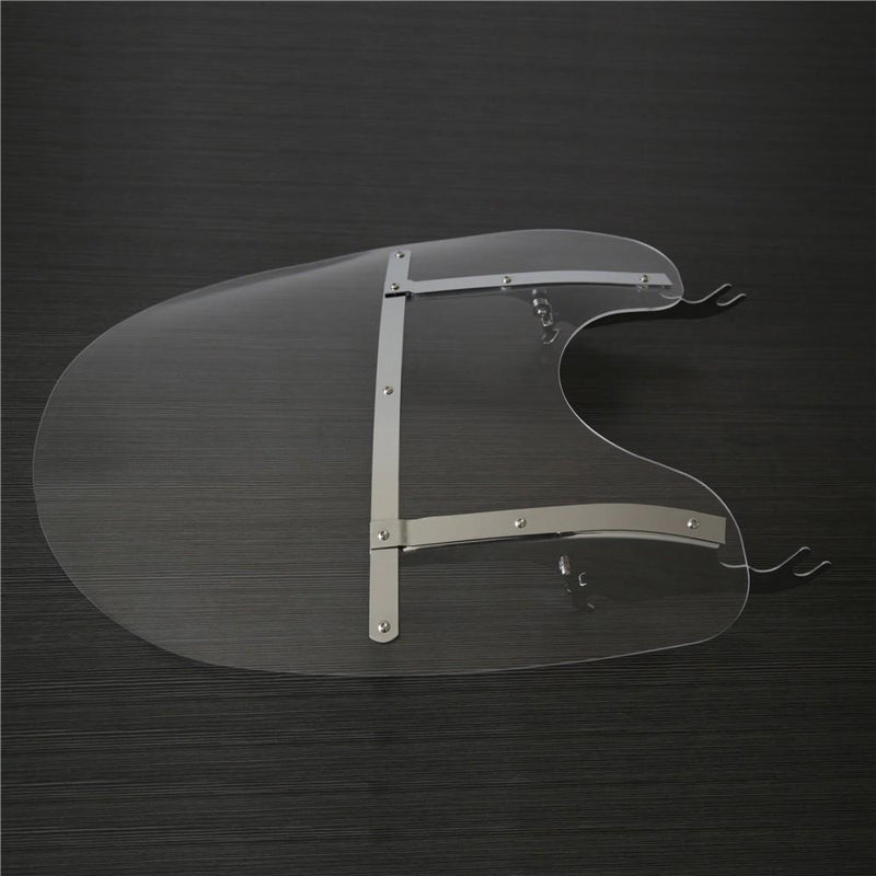 DURAFORCE 26" Clear Front Windscreen Windshield For Harley Softail Fatboy FLS FLST 2000-17