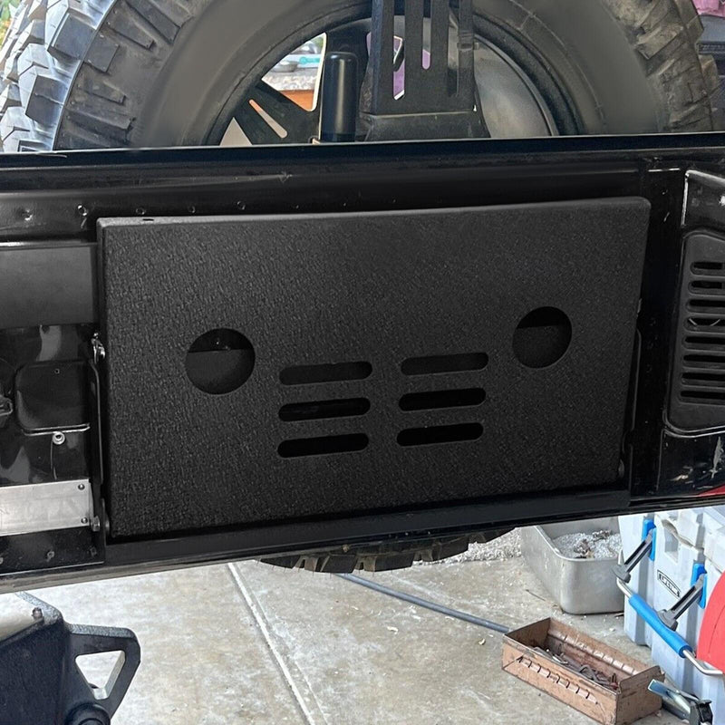 DURAFORCE Rear Door Tailgate Table Cargo Shelf Rack Holder For Jeep Wrangler JK JKU 07-19