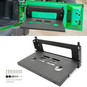 DURAFORCE Rear Door Tailgate Table Cargo Shelf Rack Holder For Jeep Wrangler JK JKU 07-19