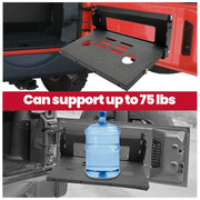 DURAFORCE Rear Door Tailgate Table Cargo Shelf Rack Holder For Jeep Wrangler JK JKU 07-19
