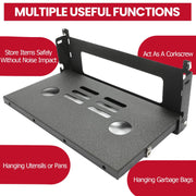 DURAFORCE Rear Door Tailgate Table Cargo Shelf Rack Holder For Jeep Wrangler JK JKU 07-19
