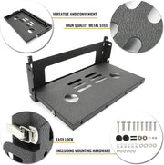 DURAFORCE Rear Door Tailgate Table Cargo Shelf Rack Holder For Jeep Wrangler JK JKU 07-19