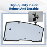 DURAFORCE Heavy Duty Tinted Rear Windshield For 2016-2022 2023 Can-Am Defender HD / MAX HD