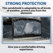 DURAFORCE Heavy Duty Tinted Rear Windshield For 2016-2022 2023 Can-Am Defender HD / MAX HD