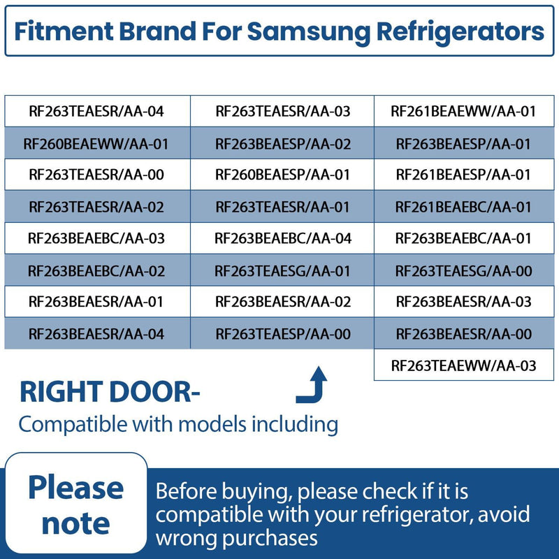 DURAFORCE Door Bin Shelf Basket Right Side For SAMSUNG Refrigerators DA97-12650A