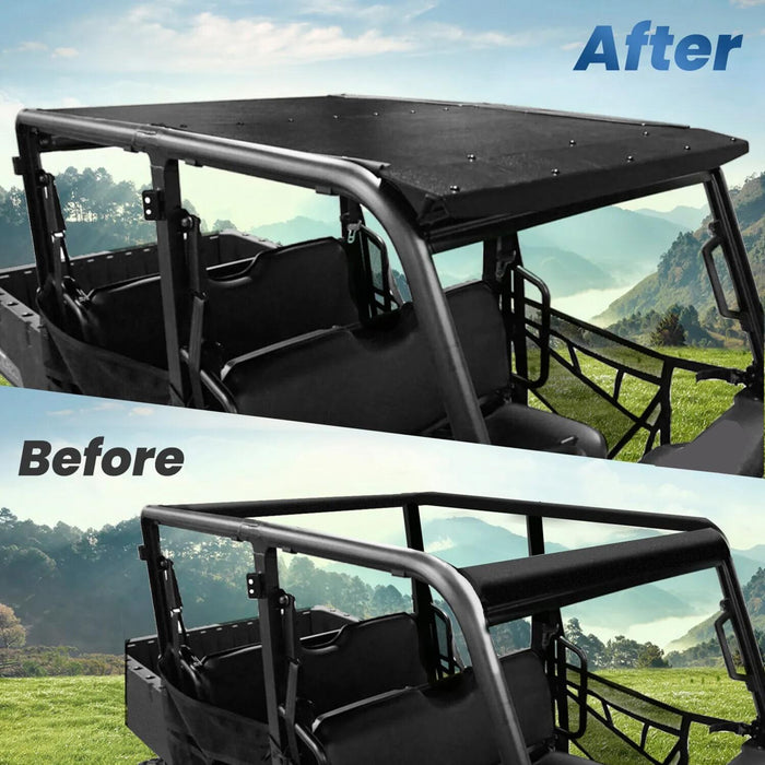 DURAFORCE 2 pcs Hard Top Roof Fit Polaris Ranger 570 Crew Mid-Size 2015-2019 4 Seat