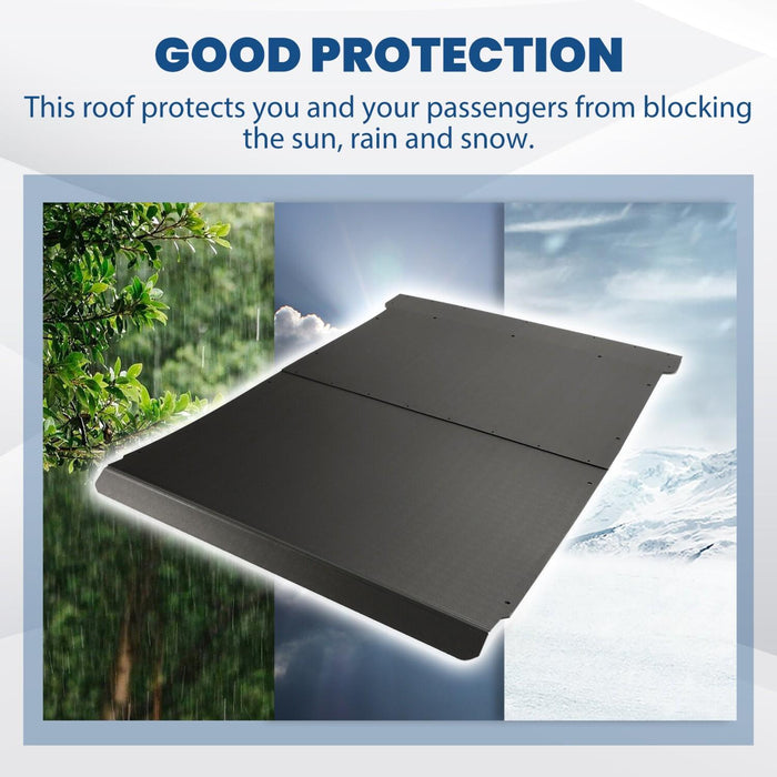 DURAFORCE 2 pcs Hard Top Roof Fit Polaris Ranger 570 Crew Mid-Size 2015-2019 4 Seat