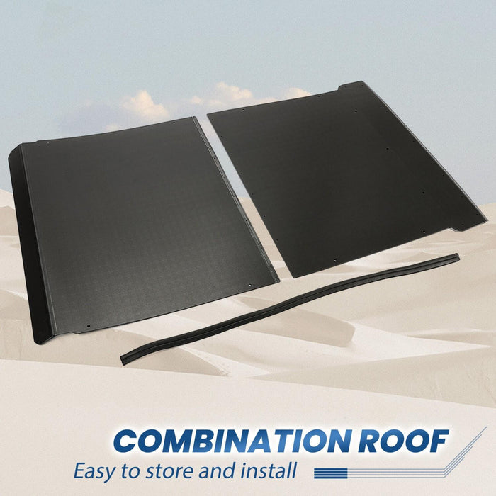 DURAFORCE 2 pcs Hard Top Roof Fit Polaris Ranger 570 Crew Mid-Size 2015-2019 4 Seat