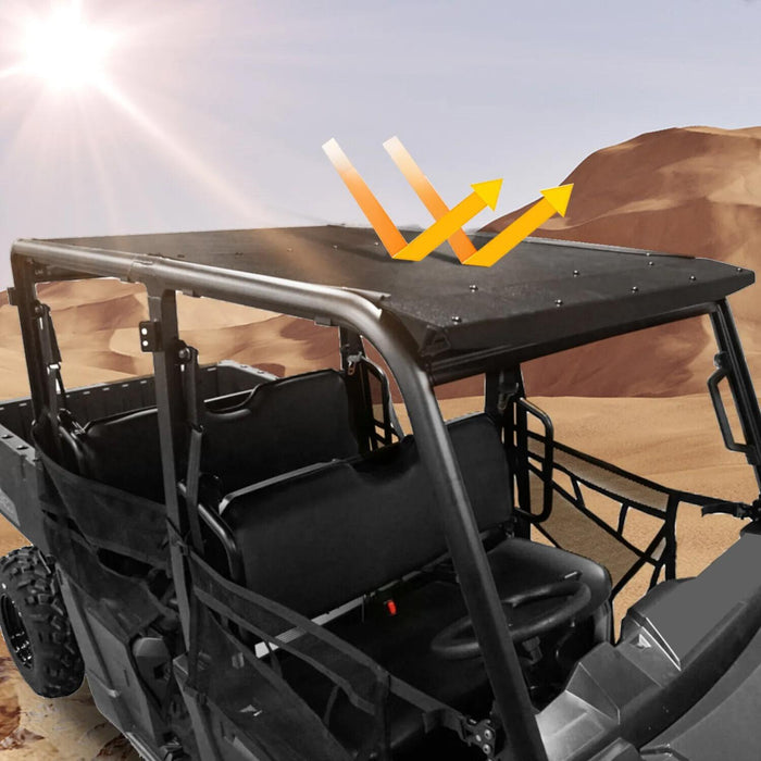 DURAFORCE 2 pcs Hard Top Roof Fit Polaris Ranger 570 Crew Mid-Size 2015-2019 4 Seat