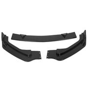 DURAFORCE For Infiniti Q50 Premium Base Sedan 14-17 Glossy Black Front Bumper Lip Spoiler