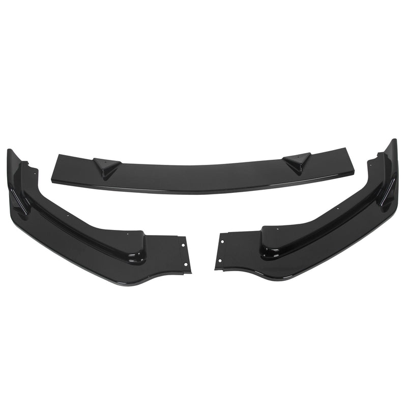 DURAFORCE For Infiniti Q50 Premium Base Sedan 14-17 Glossy Black Front Bumper Lip Spoiler