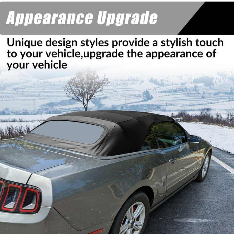 DURAFORCE For Ford Mustang 05-14 Convertible Soft Top w/Plastic Window Sailcloth Vinyl