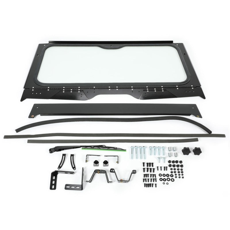 DURAFORCE Folding Glass Windshield For 2019+ Honda Talon 1000R /1000X-4 Front Windscreen