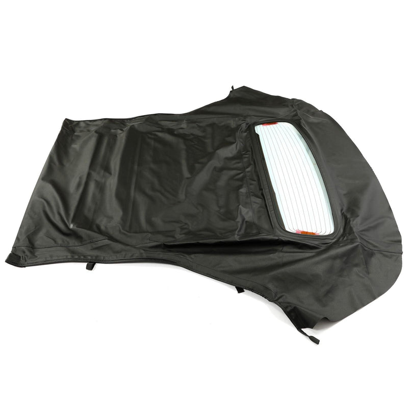DURAFORCE For Ford Mustang 2005-14 Convertible Soft Top w/ Glass Window - Black Sailcloth