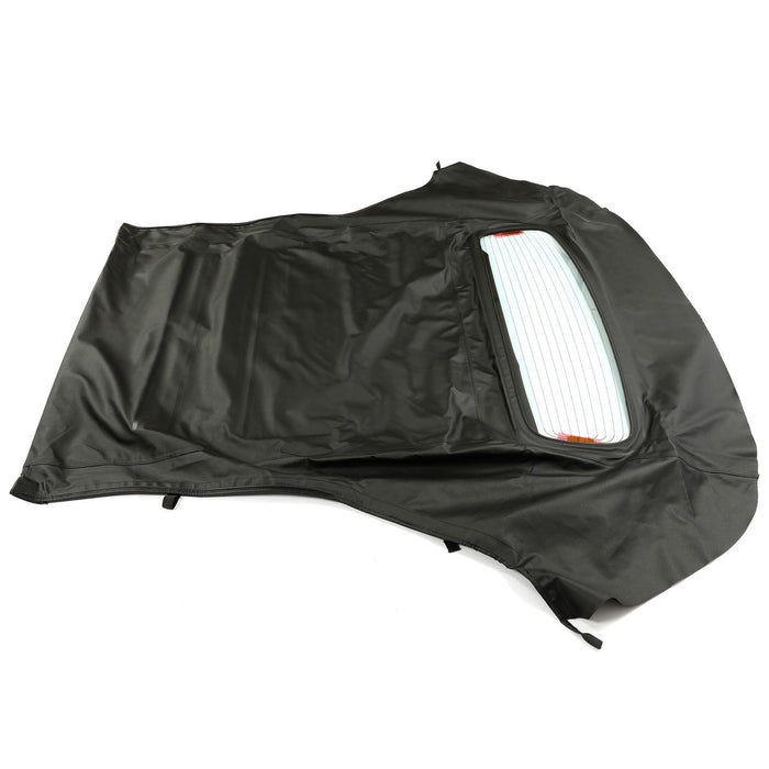 DURAFORCE For Ford Mustang 2005-14 Convertible Soft Top w/ Glass Window - Black Sailcloth