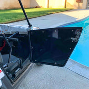 DURAFORCE For 2009-2022 Polaris RZR 170 Aluminum Opening Doors + Heavy Duty Roof Black