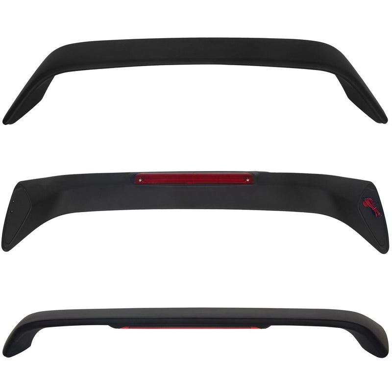 DURAFORCE FOR HONDA CIVIC 4DR 2DR EM EJ Si 96-2000 TRUNK SPOILER WING W/ LED BRAKE LIGHT