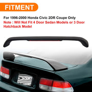 DURAFORCE FOR HONDA CIVIC 4DR 2DR EM EJ Si 96-2000 TRUNK SPOILER WING W/ LED BRAKE LIGHT