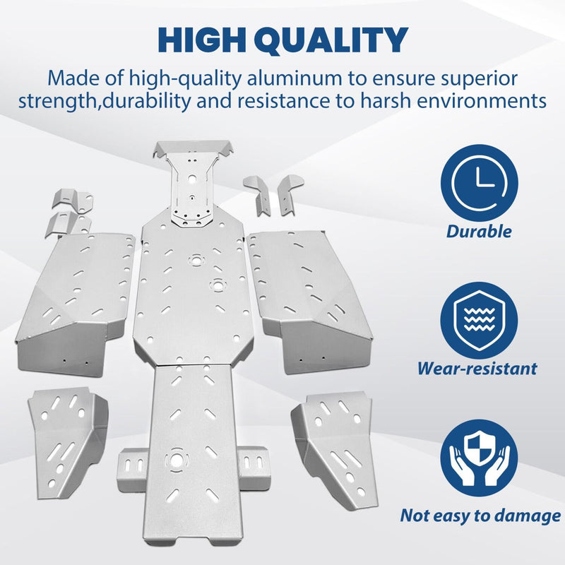 DURAFORCE Full Chassis Skid Plate Aluminum For CFMOTO CFORCE 800 xc / 1000 2018 2019 2024