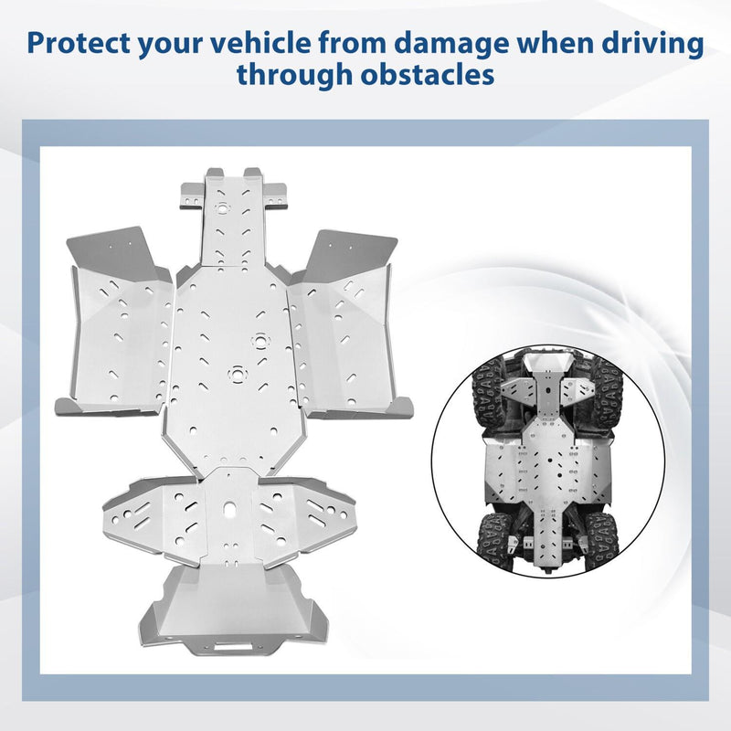 DURAFORCE Full Chassis Skid Plate Aluminum For CFMOTO CFORCE 800 xc / 1000 2018 2019 2024