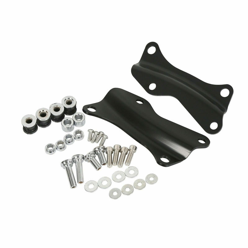 DURAFORCE Black 4 Point Docking Hardware Kit Fit For Harley Davidson Touring 2014-2025 23