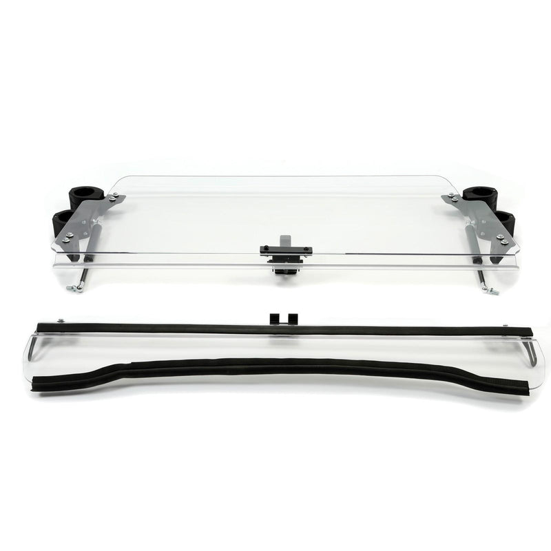 DURAFORCE Front 2-IN-1 Windshield Clear For Polaris RZR 800, 900 XP 2008-2014 Flip