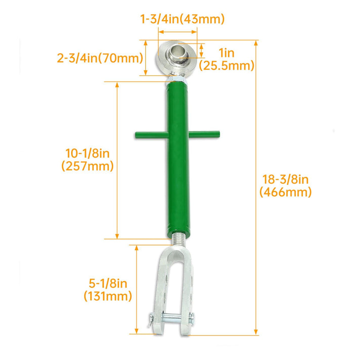 DURAFORCE 3 Point Lift Link For John Deere 850 950 1050 Hitch Lift Link #CH15627 #CH11368