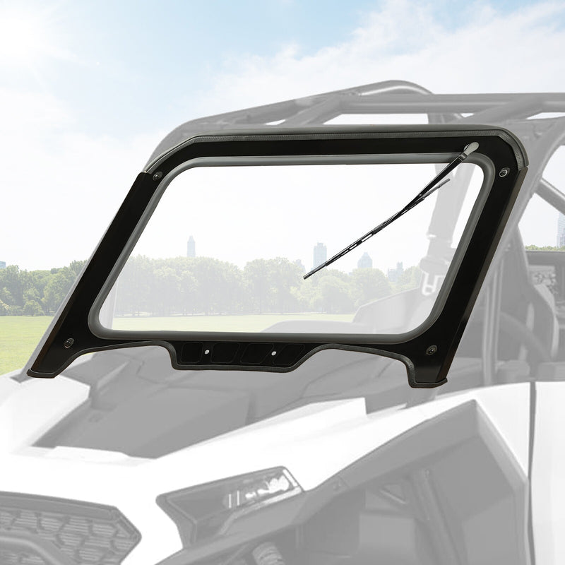DURAFORCE For 2019-2023 Polaris RZR XP/ XP4 1000 Black Glass Front Full Windshield