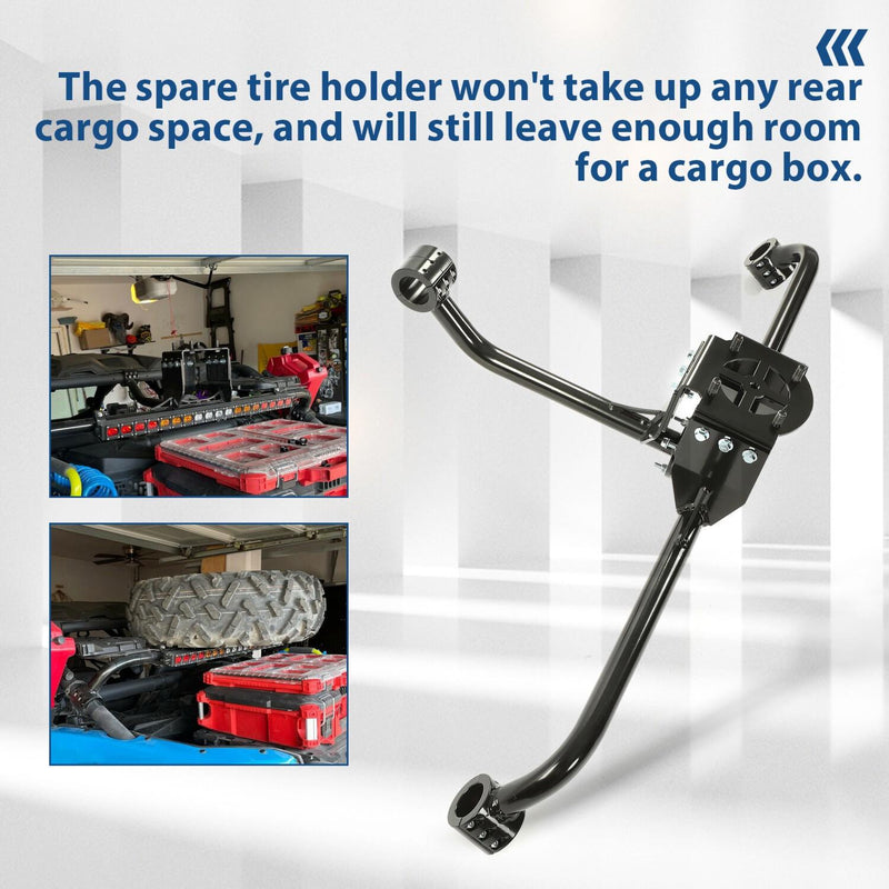 DURAFORCE Spare Tire Carrier Mount Rack For Can-Am Maverick X3 Turbo Max R Ds 2017-2023
