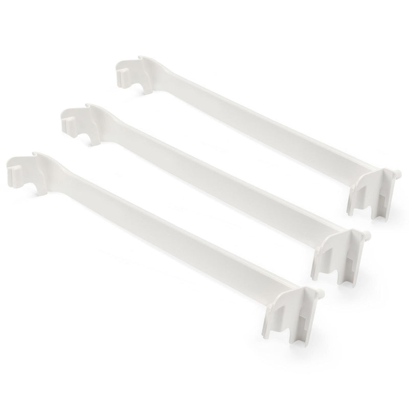 DURAFORCE 3PC Door Rack Shelf Retainer Bar For Frigidaire Refrigerator 240534701 240534901