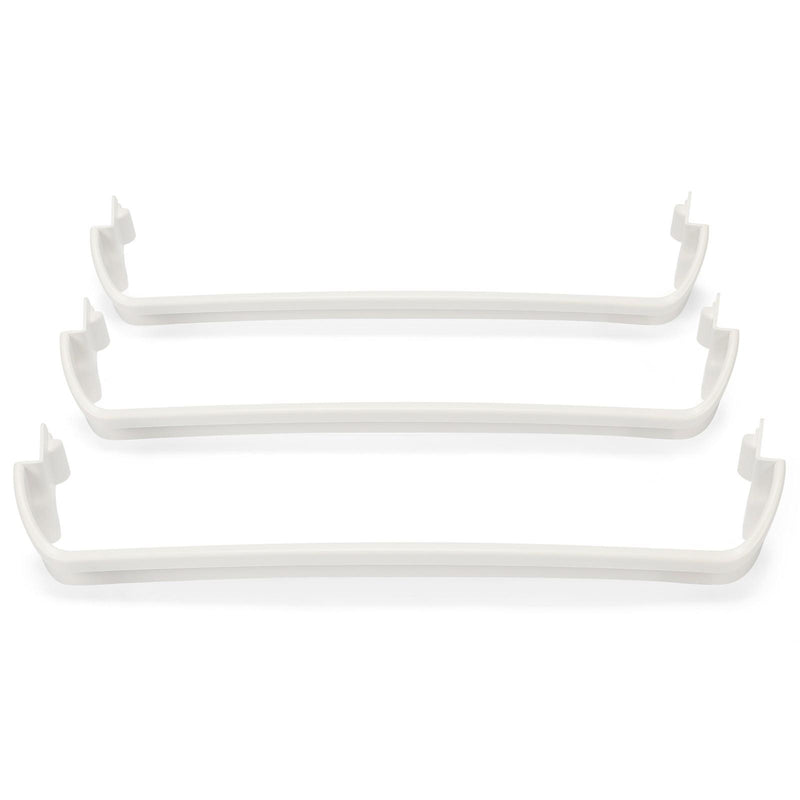 DURAFORCE 3PC Door Rack Shelf Retainer Bar For Frigidaire Refrigerator 240534701 240534901