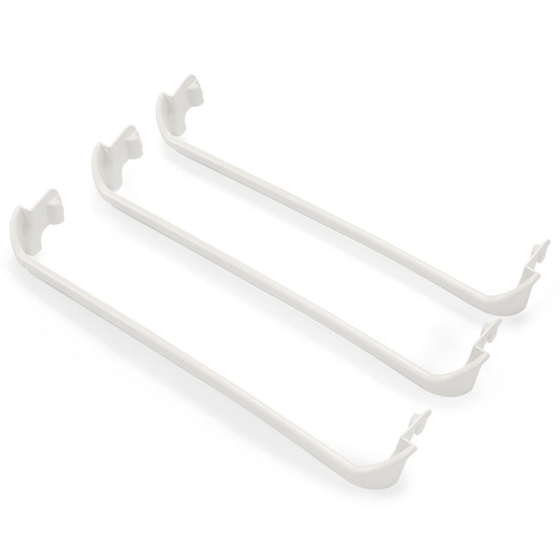 DURAFORCE 3PC Door Rack Shelf Retainer Bar For Frigidaire Refrigerator 240534701 240534901