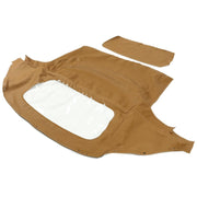 DURAFORCE For 1990-03 04 2005 Mazda Miata Convertible Soft Top & Plastic Window Tan Cabrio