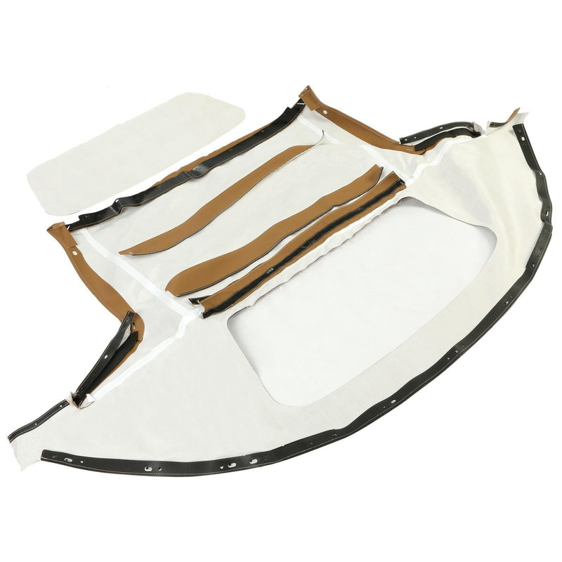 DURAFORCE For 1990-03 04 2005 Mazda Miata Convertible Soft Top & Plastic Window Tan Cabrio
