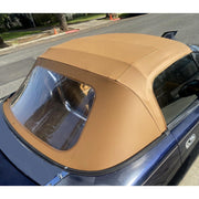 DURAFORCE For 1990-03 04 2005 Mazda Miata Convertible Soft Top & Plastic Window Tan Cabrio