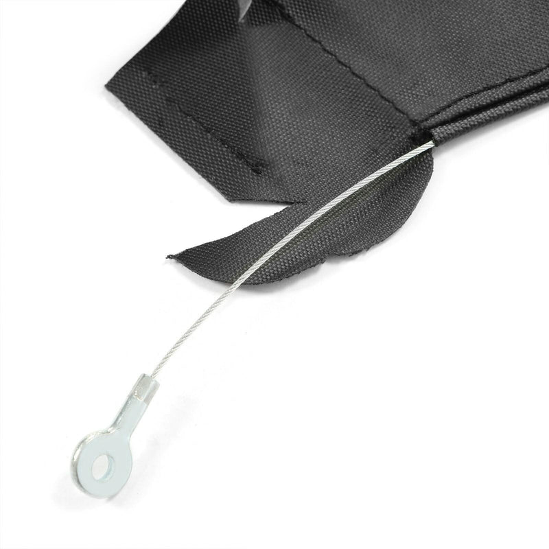 DURAFORCE For Porsche Boxster Convertible Top 97-02 in Black Cloth, Plastic Window