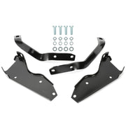 DURAFORCE Fit For 1964-1979 Ford F-100 F-250 F-350 Pickup Black Rear Bumper Brackets Steel