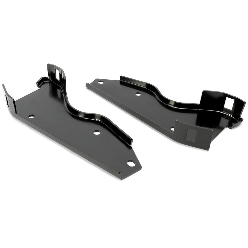 DURAFORCE Fit For 1964-1979 Ford F-100 F-250 F-350 Pickup Black Rear Bumper Brackets Steel