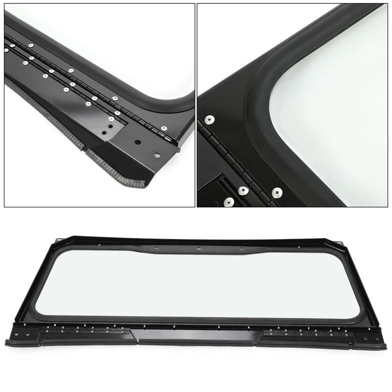 DURAFORCE Folding Glass Front Windshield For 2020 POLARIS GENERAL XP 1000 & XP 4 1000