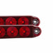 DURAFORCE 2PCS 15" Red Truck Trailer Light Bar 11 LED Stop Turn Tail Brake Lights Strip