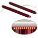 DURAFORCE 2PCS 15" Red Truck Trailer Light Bar 11 LED Stop Turn Tail Brake Lights Strip