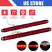 DURAFORCE 2PCS 15" Red Truck Trailer Light Bar 11 LED Stop Turn Tail Brake Lights Strip