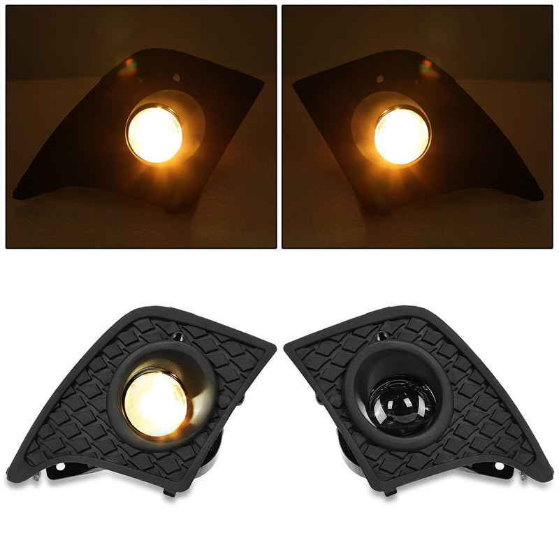 DURAFORCE For 2014-2016 Lexus IS250 IS350 F-Sport Projector Fog Lights Kit Switch+Harness